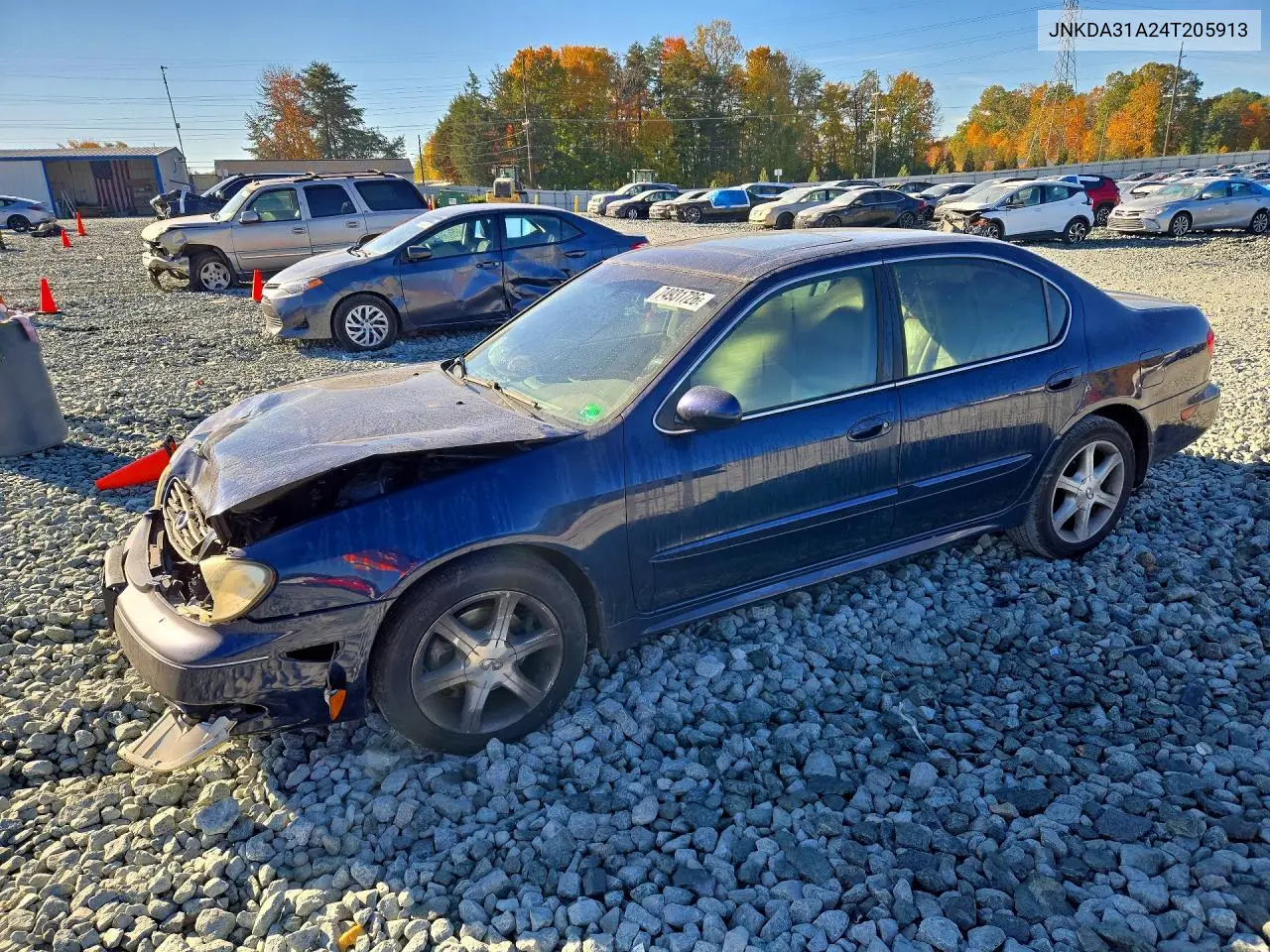 INFINITI I 2004, VIN JNKDA31A24T205913