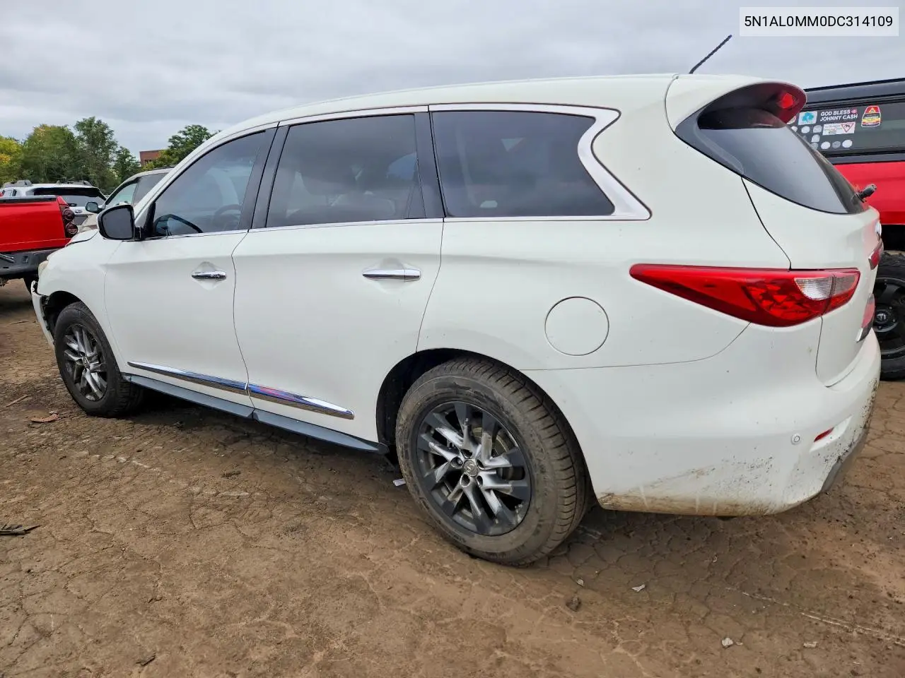 2013 INFINITI JX VIN 5N1AL0MM0DC314109 — фото 2