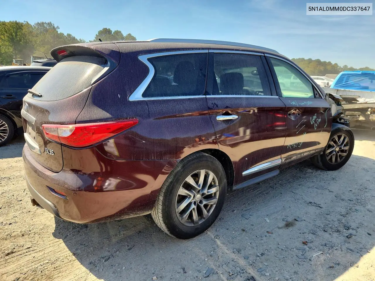 2013 INFINITI JX VIN 5N1AL0MM0DC337647 — фото 3