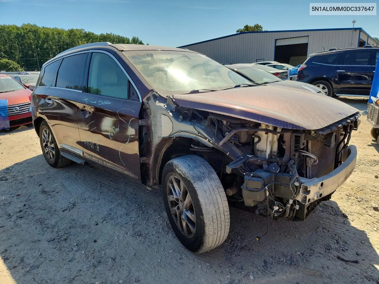 2013 INFINITI JX VIN 5N1AL0MM0DC337647 — фото 4