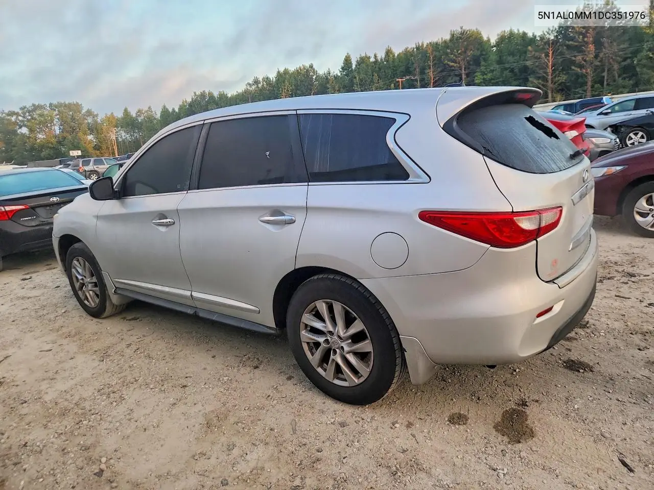 2013 INFINITI JX VIN 5N1AL0MM1DC351976 — фото 2
