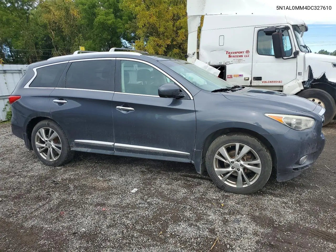 2013 INFINITI JX VIN 5N1AL0MM4DC327610 — фото 4