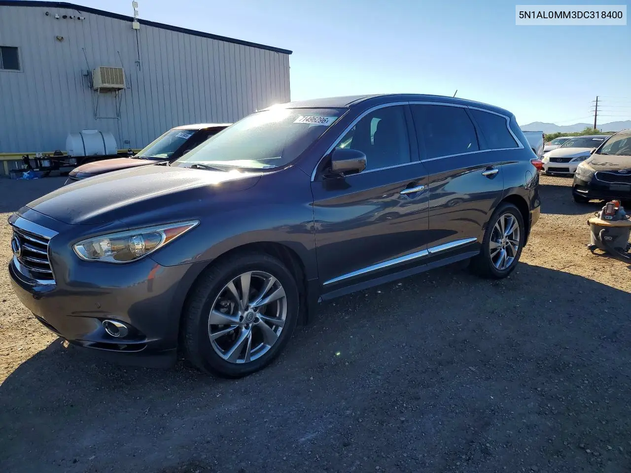 INFINITI JX 2013, VIN 5N1AL0MM3DC318400