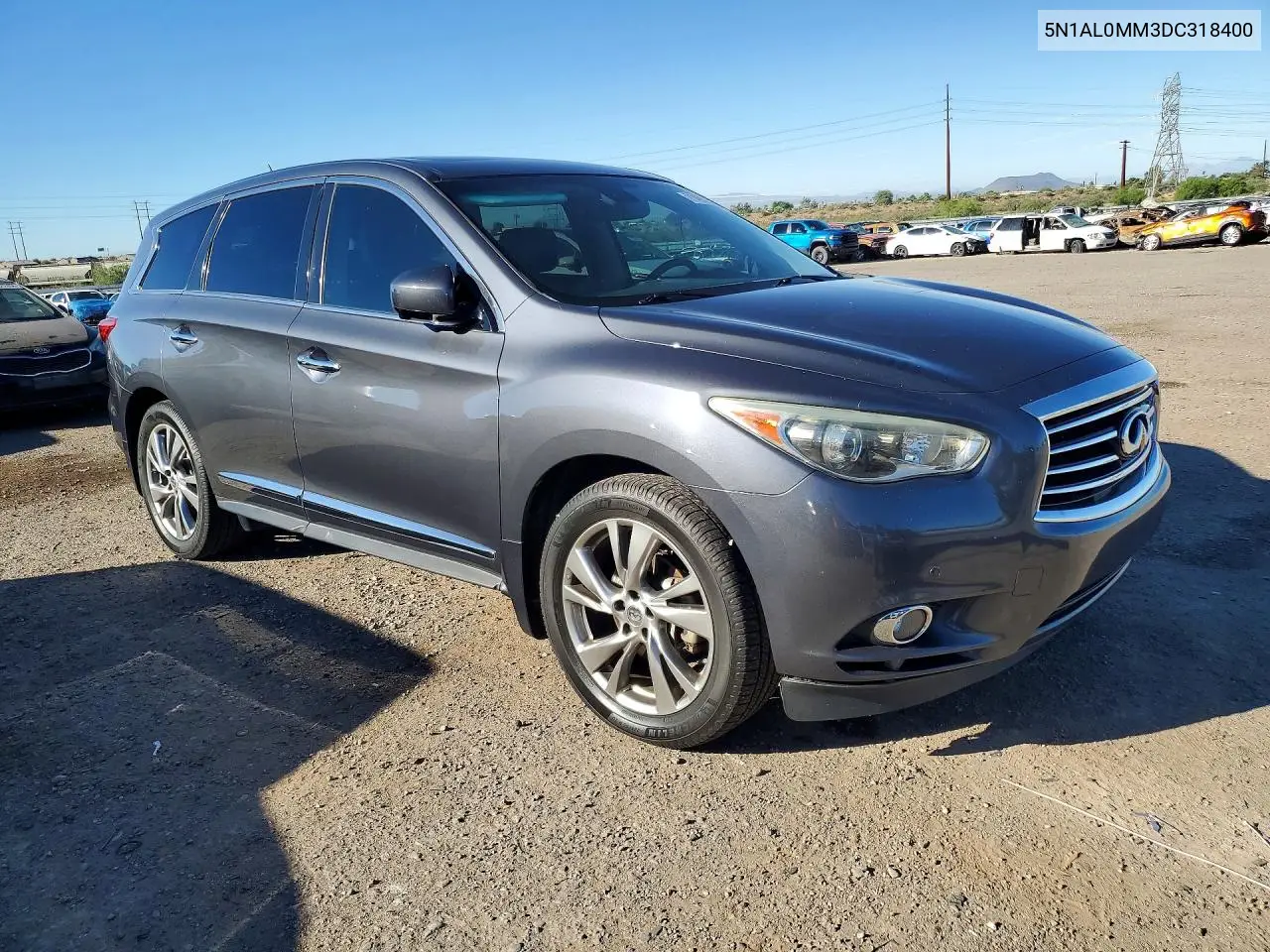 2013 INFINITI JX VIN 5N1AL0MM3DC318400 — фото 4