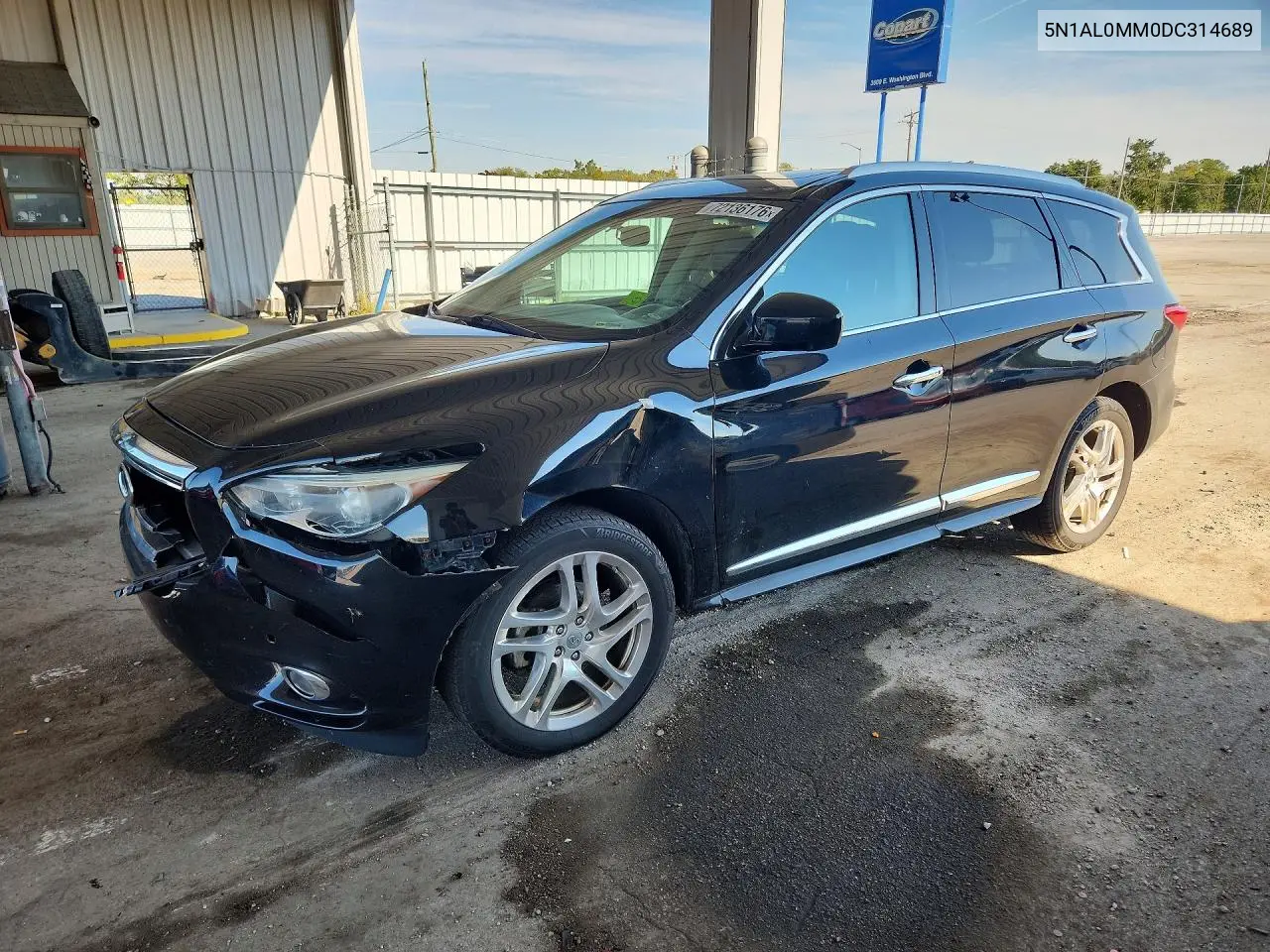INFINITI JX 2013, VIN 5N1AL0MM0DC314689