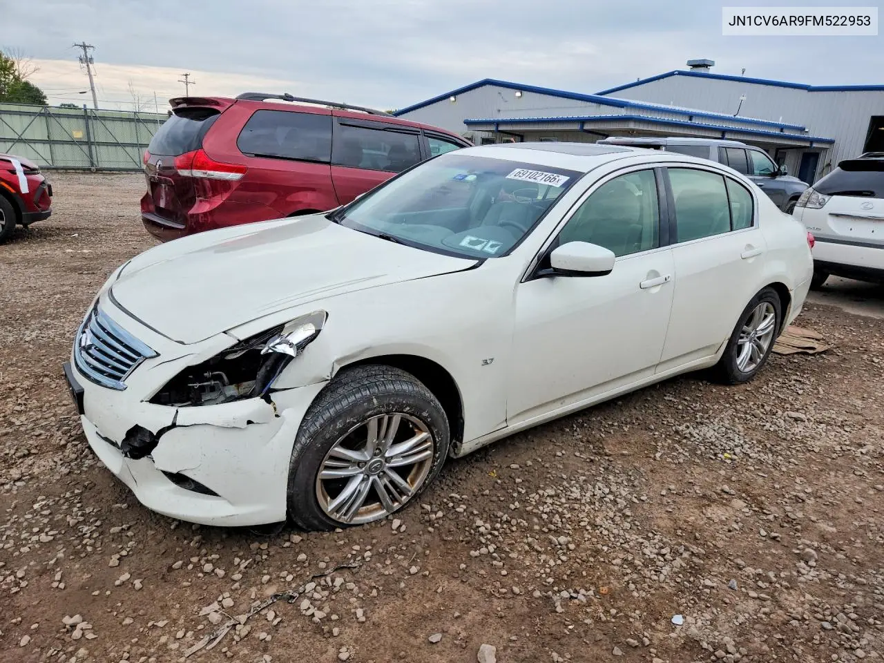 INFINITI Q40 2015, VIN JN1CV6AR9FM522953