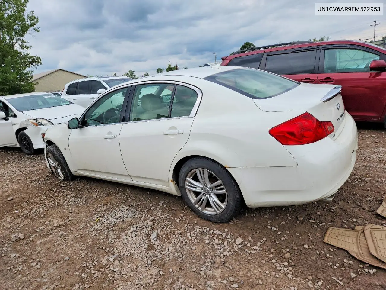 2015 INFINITI Q40 VIN JN1CV6AR9FM522953 — фото 2