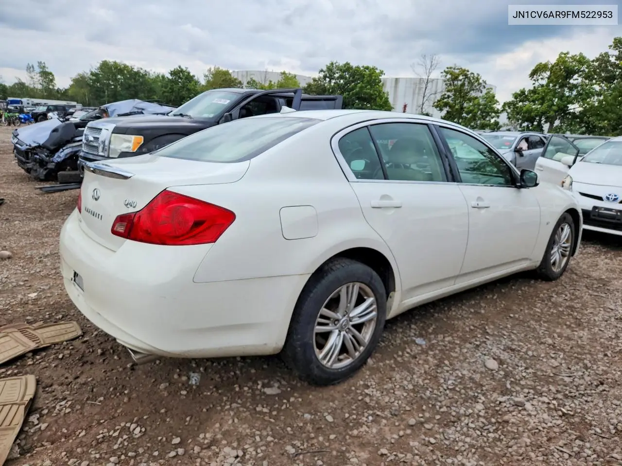 2015 INFINITI Q40 VIN JN1CV6AR9FM522953 — фото 3