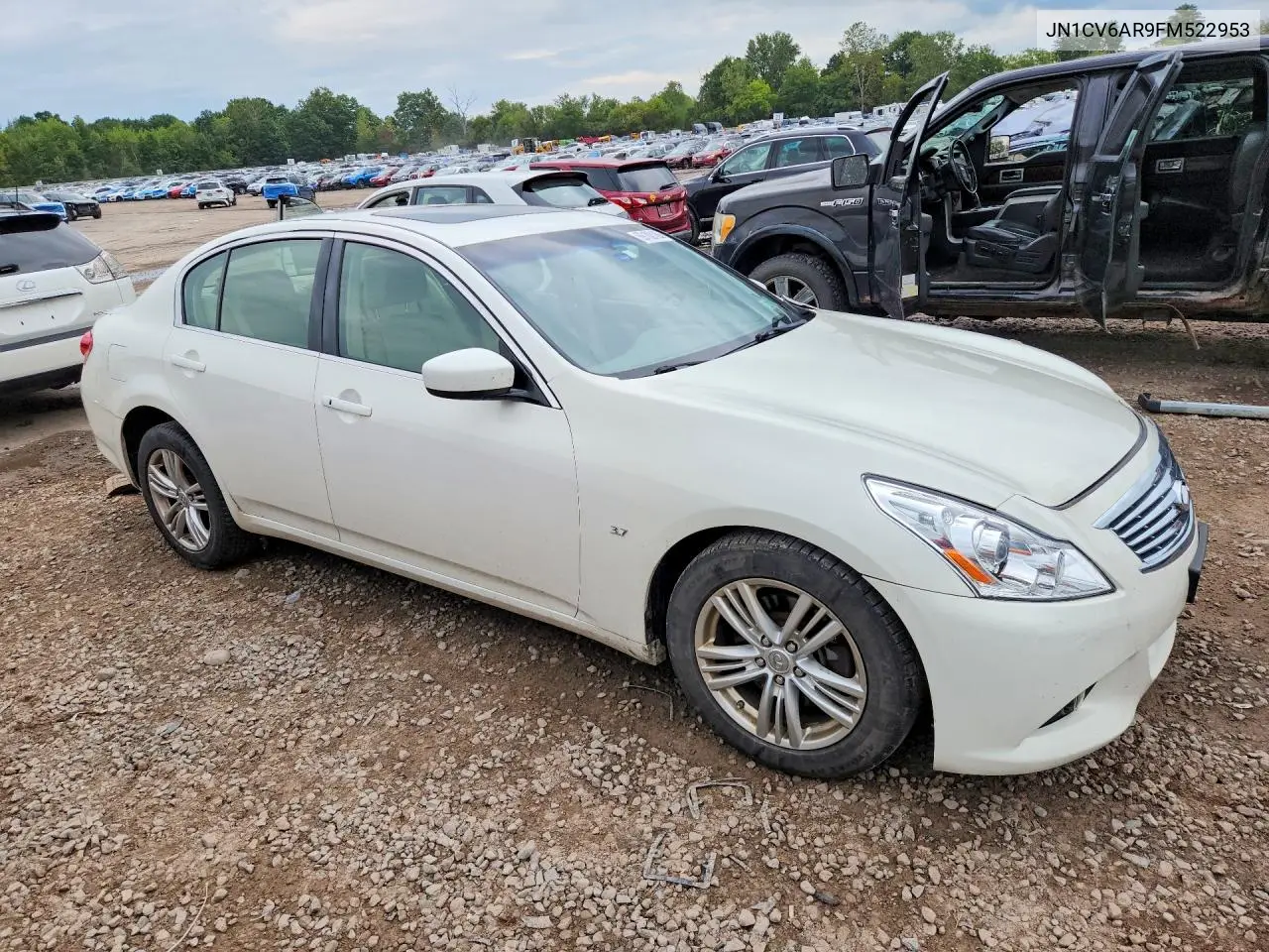 2015 INFINITI Q40 VIN JN1CV6AR9FM522953 — фото 4