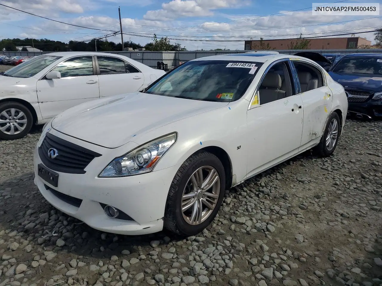 INFINITI Q40 2015, VIN JN1CV6AP2FM500453