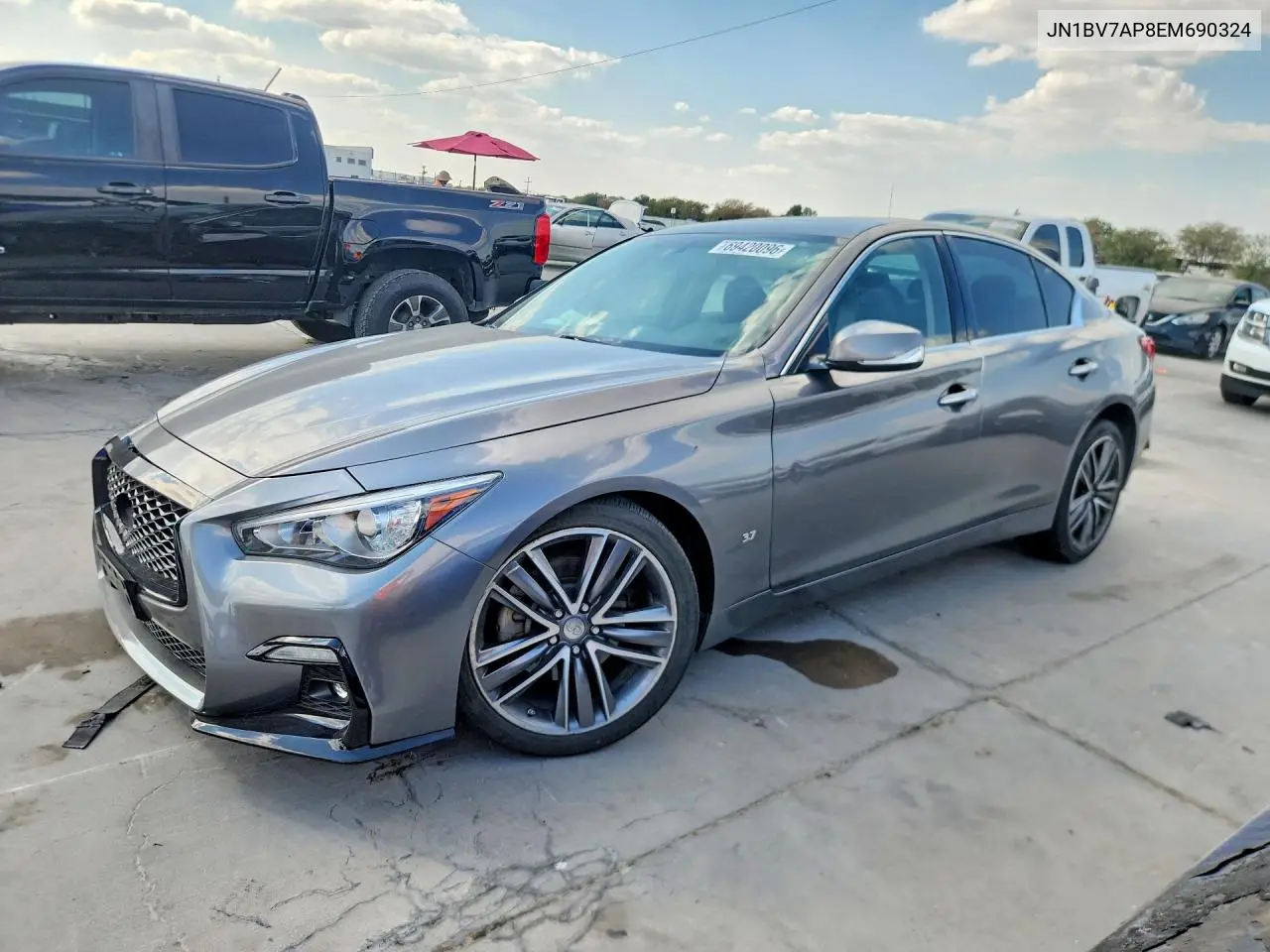 INFINITI Q50 2014, VIN JN1BV7AP8EM690324