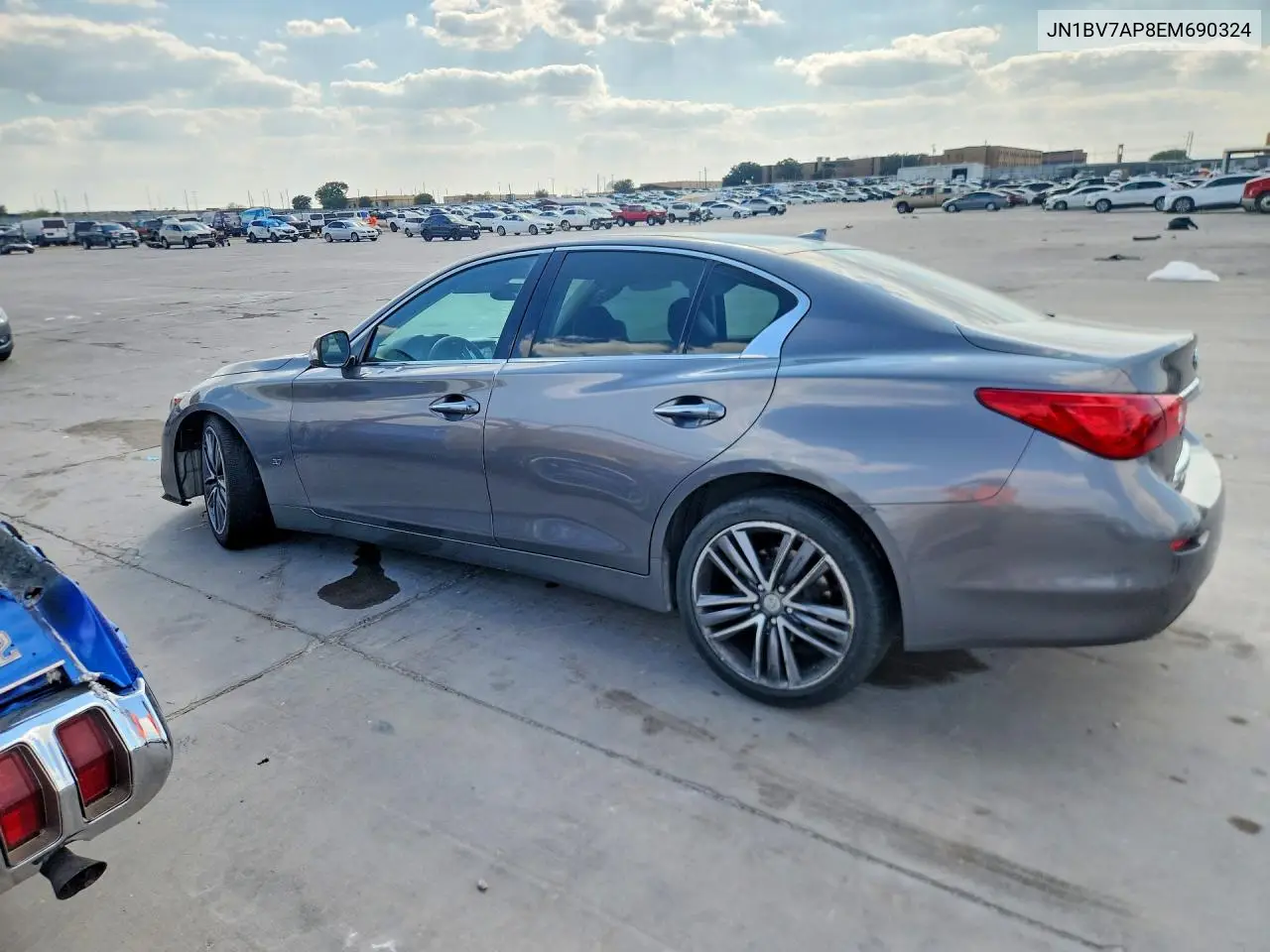 2014 INFINITI Q50 VIN JN1BV7AP8EM690324 — фото 2