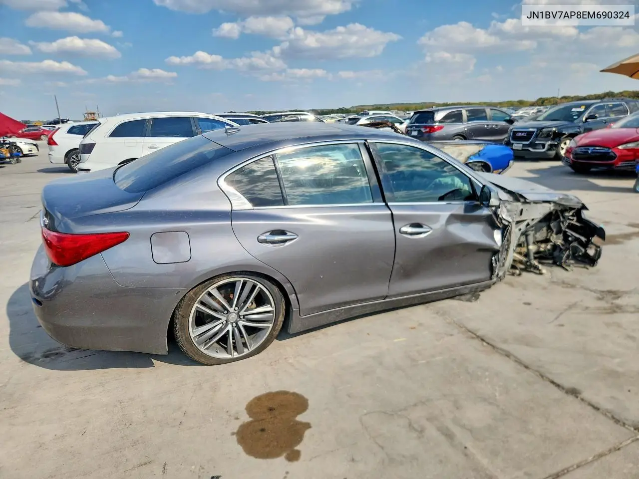2014 INFINITI Q50 VIN JN1BV7AP8EM690324 — фото 3