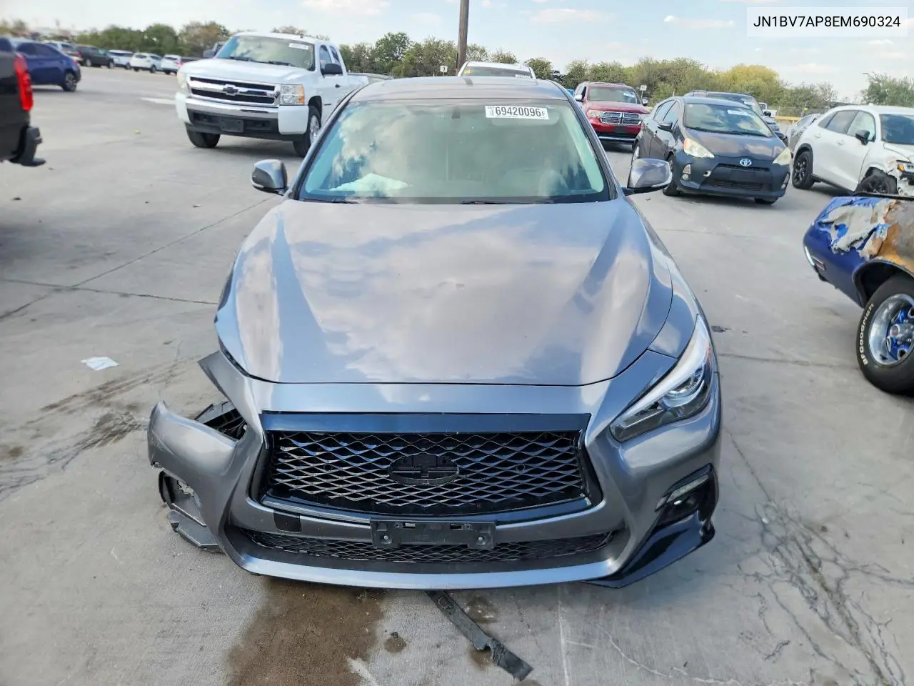 2014 INFINITI Q50 VIN JN1BV7AP8EM690324 — фото 5