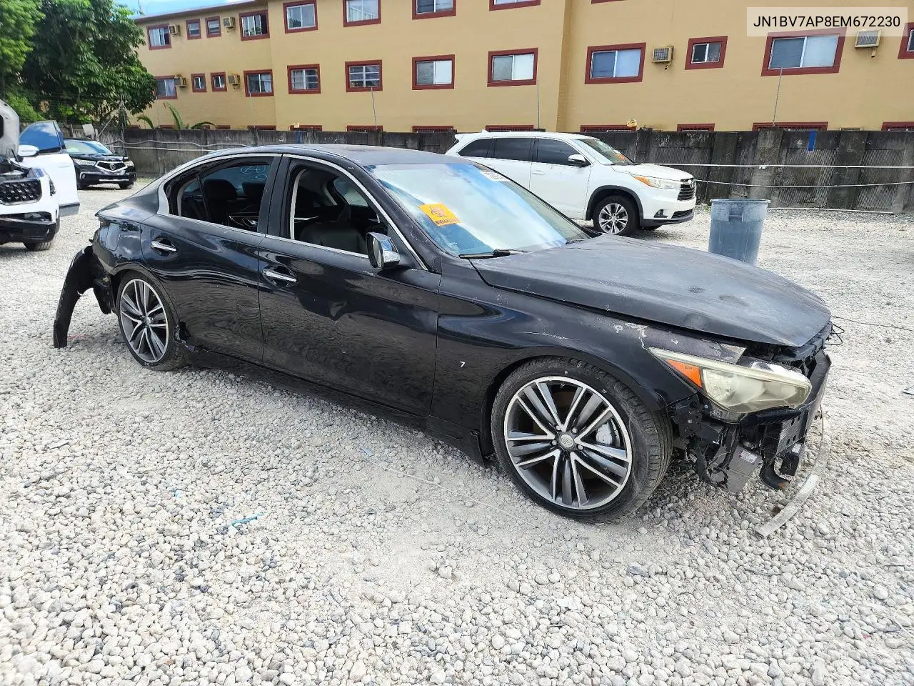 2014 INFINITI Q50 VIN JN1BV7AP8EM672230 — фото 5
