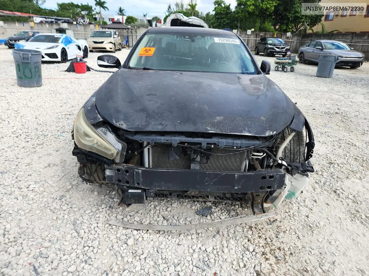 INFINITI Q50 2014, VIN JN1BV7AP8EM672230