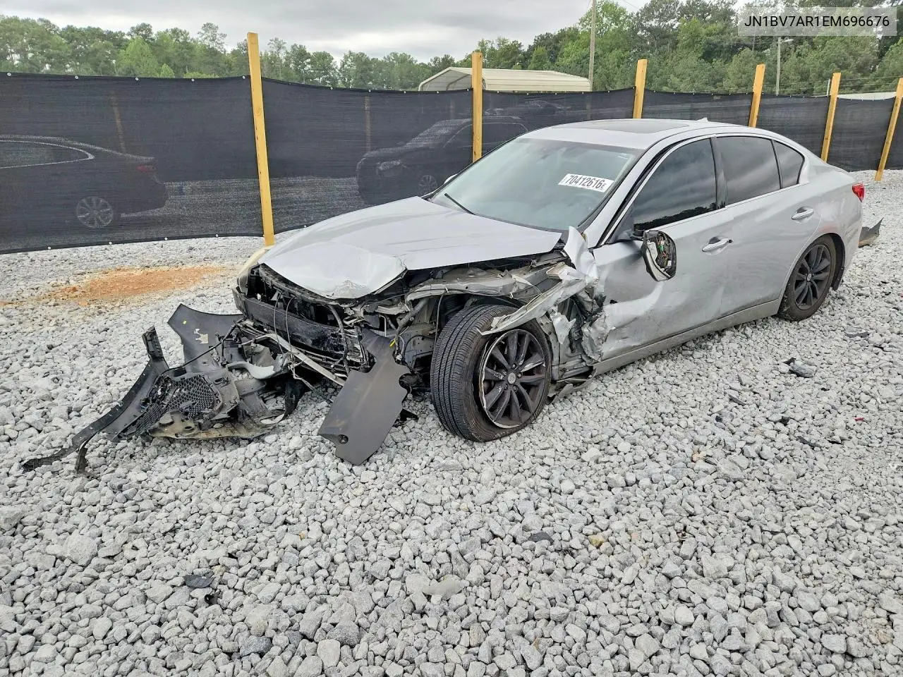 INFINITI Q50 2014, VIN JN1BV7AR1EM696676