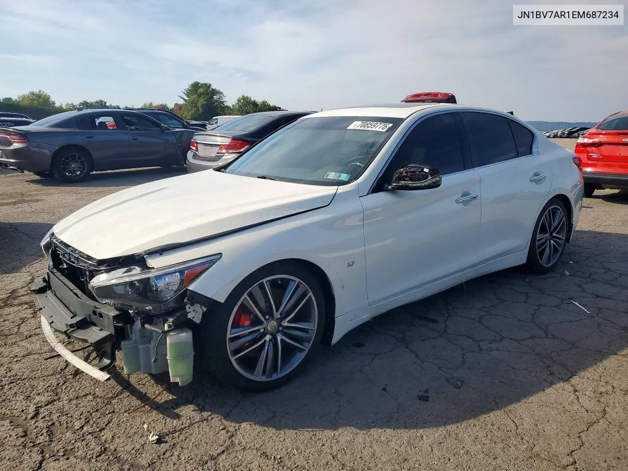 INFINITI Q50 2014, VIN JN1BV7AR1EM687234