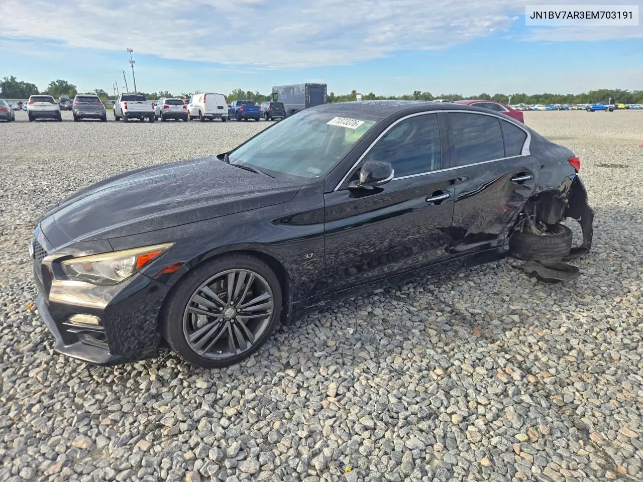 INFINITI Q50 2014, VIN JN1BV7AR3EM703191