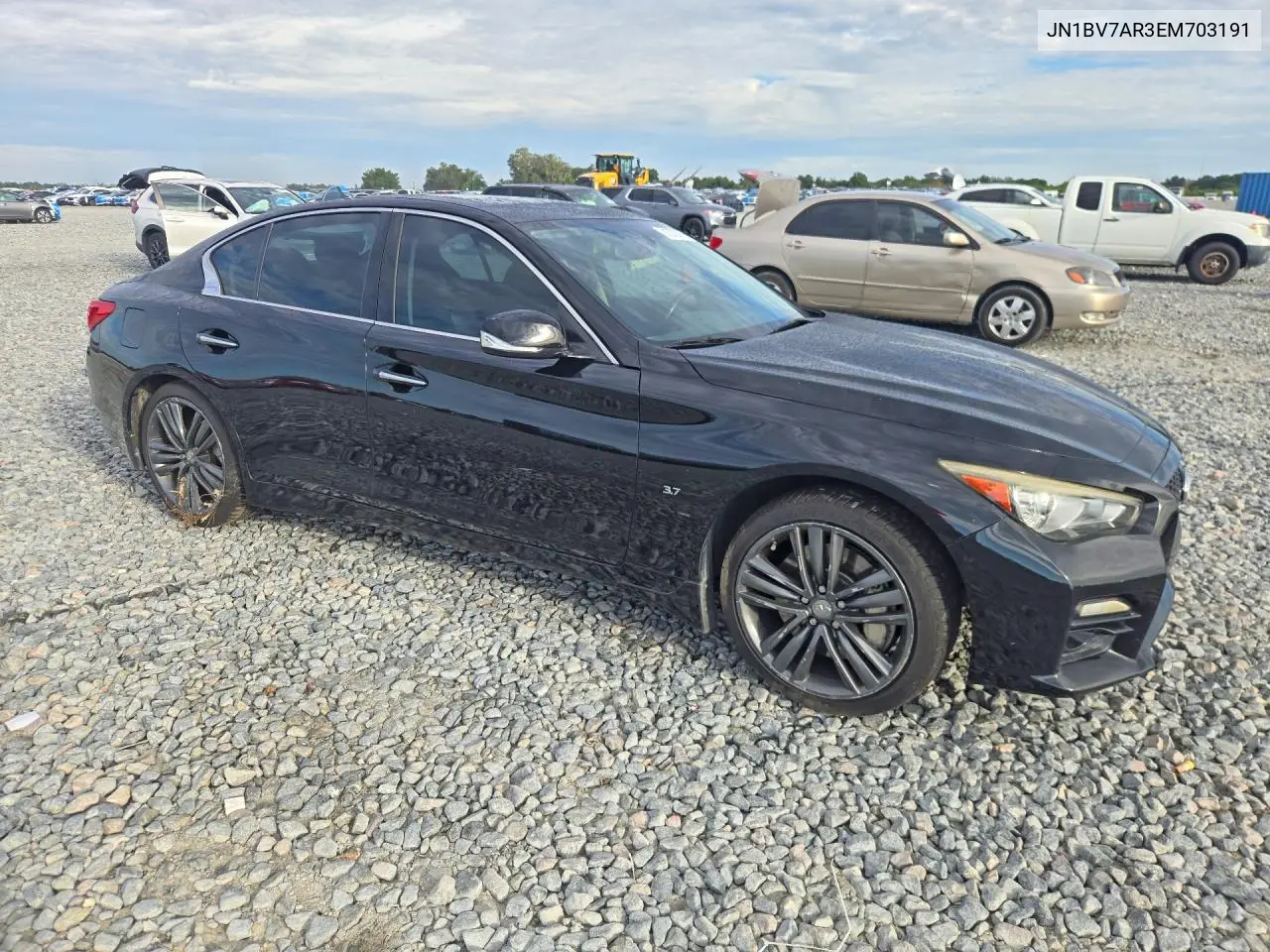2014 INFINITI Q50 VIN JN1BV7AR3EM703191 — фото 4