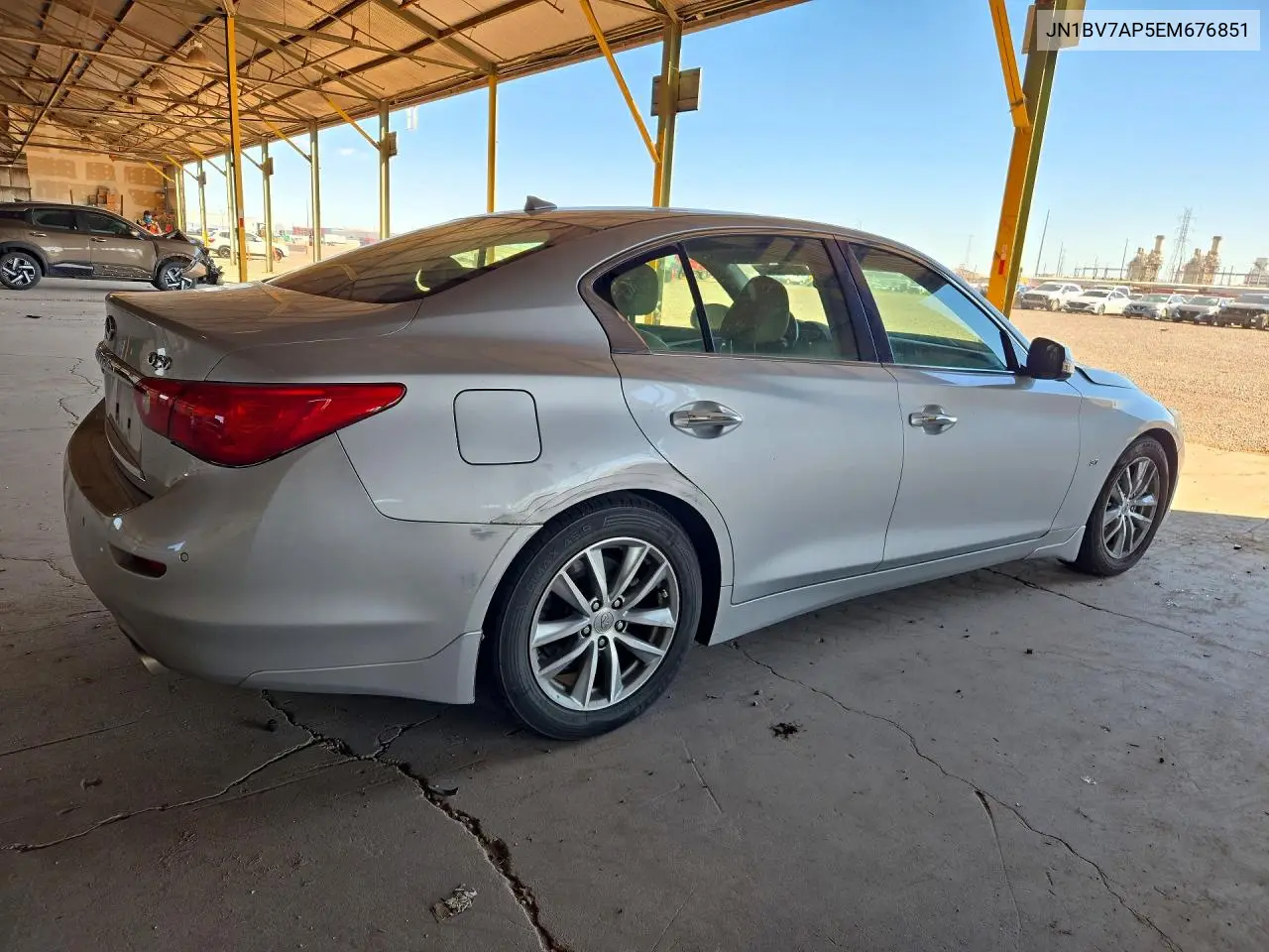 2014 INFINITI Q50 VIN JN1BV7AP5EM676851 — фото 3