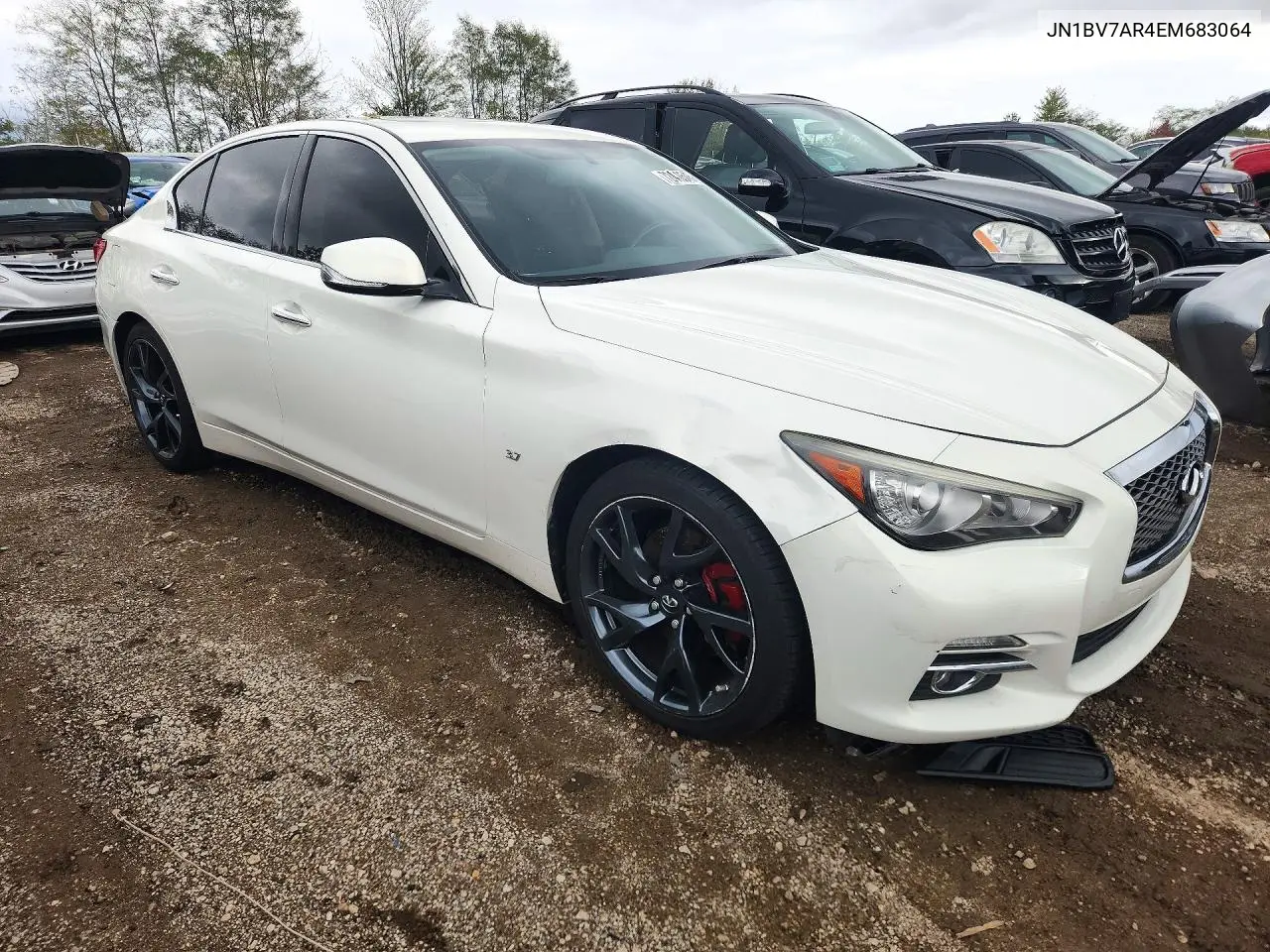 2014 INFINITI Q50 VIN JN1BV7AR4EM683064 — фото 4