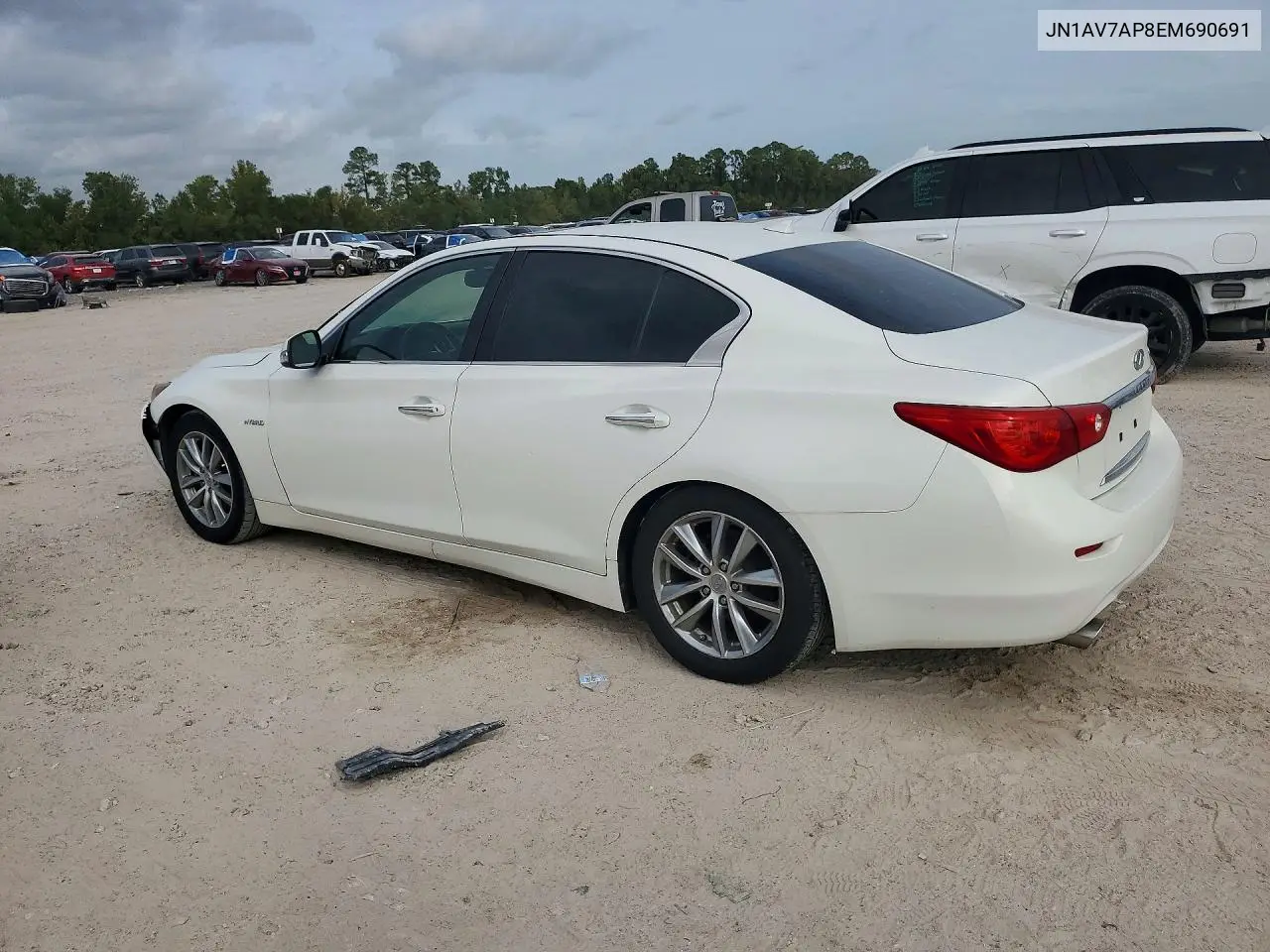 2014 INFINITI Q50 VIN JN1AV7AP8EM690691 — фото 2