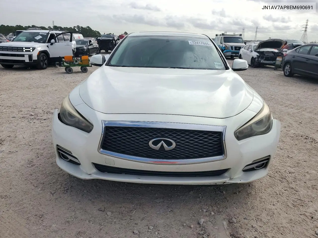 2014 INFINITI Q50 VIN JN1AV7AP8EM690691 — фото 5