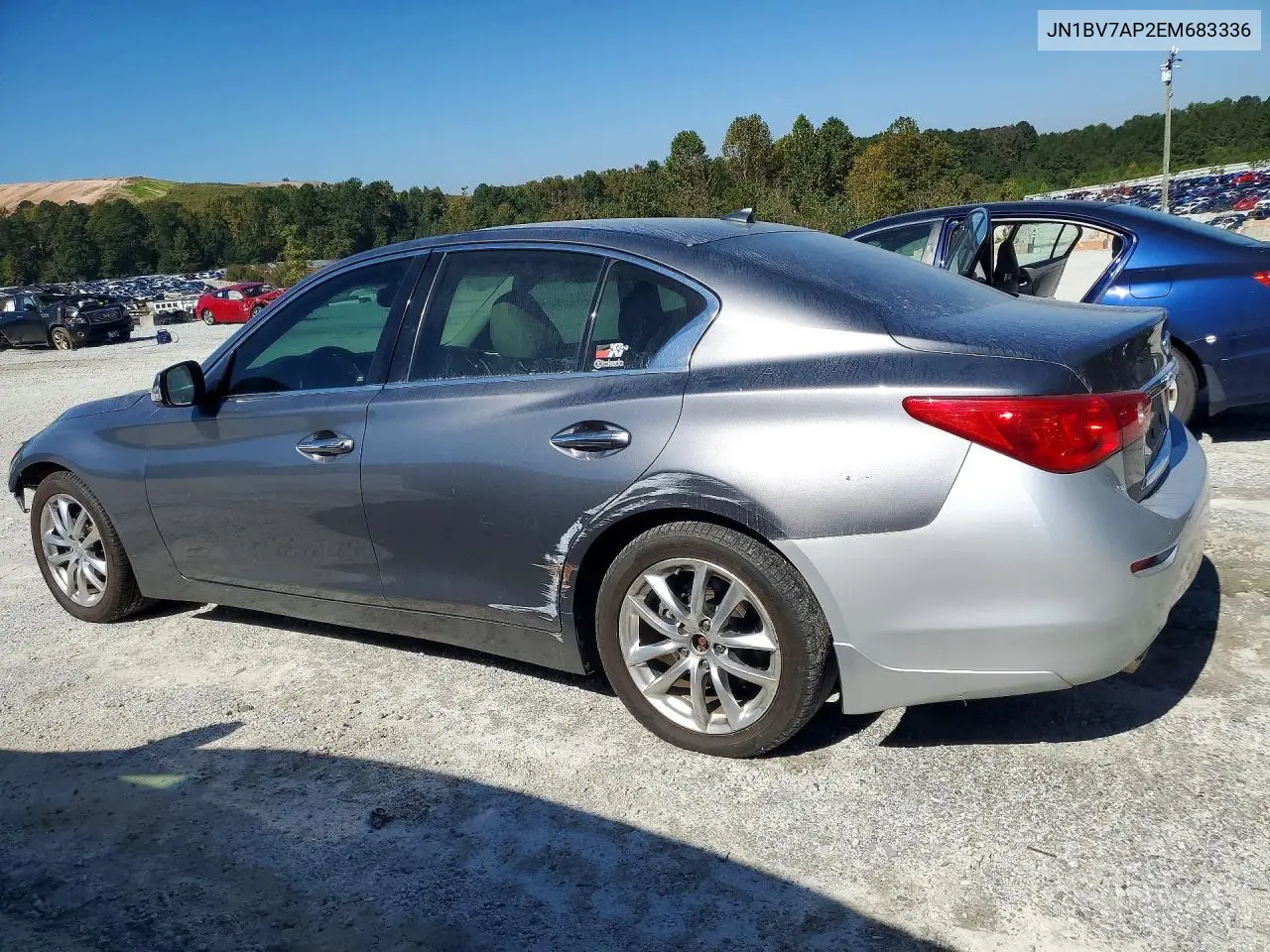 2014 INFINITI Q50 VIN JN1BV7AP2EM683336 — фото 2