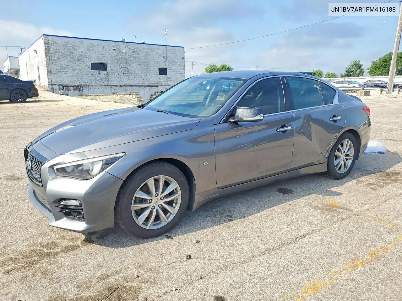 INFINITI Q50 2015, VIN JN1BV7AR1FM416188