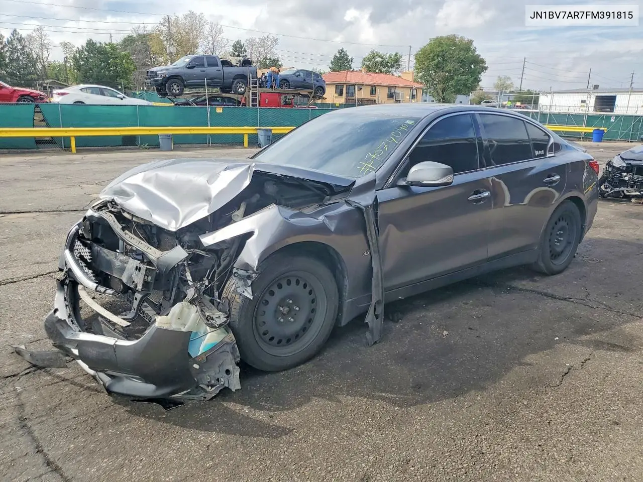 INFINITI Q50 2015, VIN JN1BV7AR7FM391815