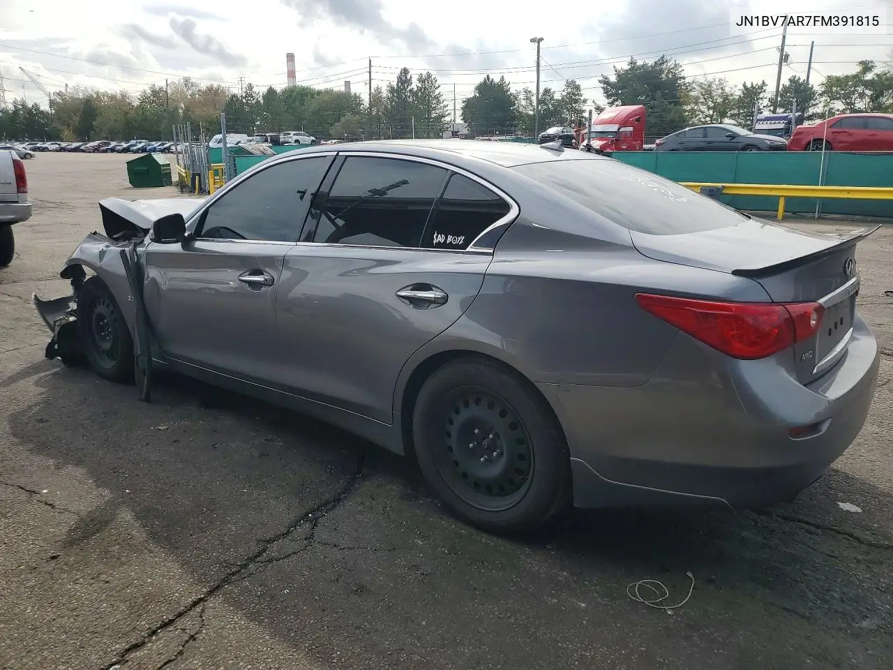2015 INFINITI Q50 VIN JN1BV7AR7FM391815 — фото 2