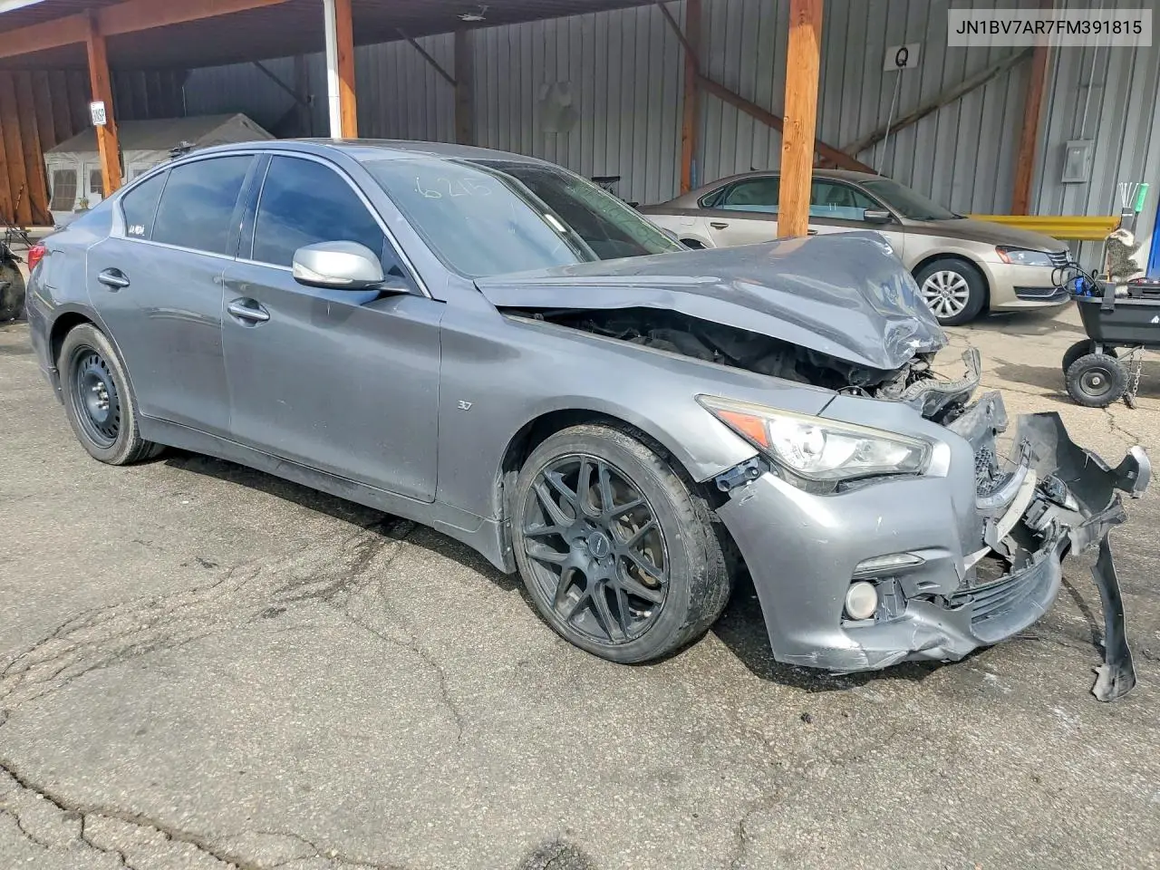 2015 INFINITI Q50 VIN JN1BV7AR7FM391815 — фото 4