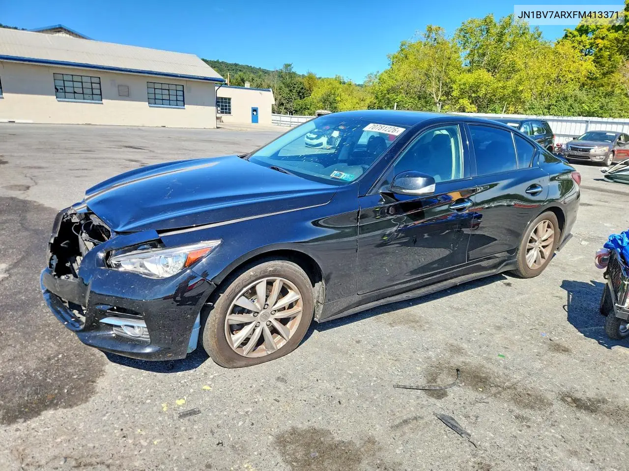 INFINITI Q50 2015, VIN JN1BV7ARXFM413371
