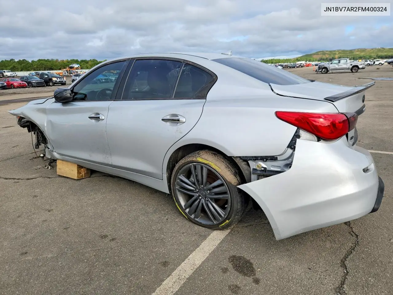 2015 INFINITI Q50 VIN JN1BV7AR2FM400324 — фото 2