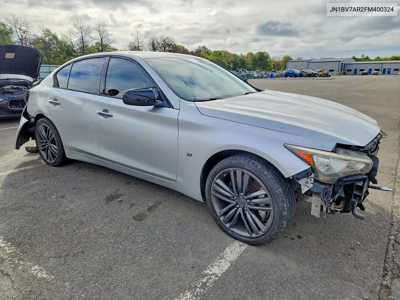 2015 INFINITI Q50 VIN JN1BV7AR2FM400324 — фото 4