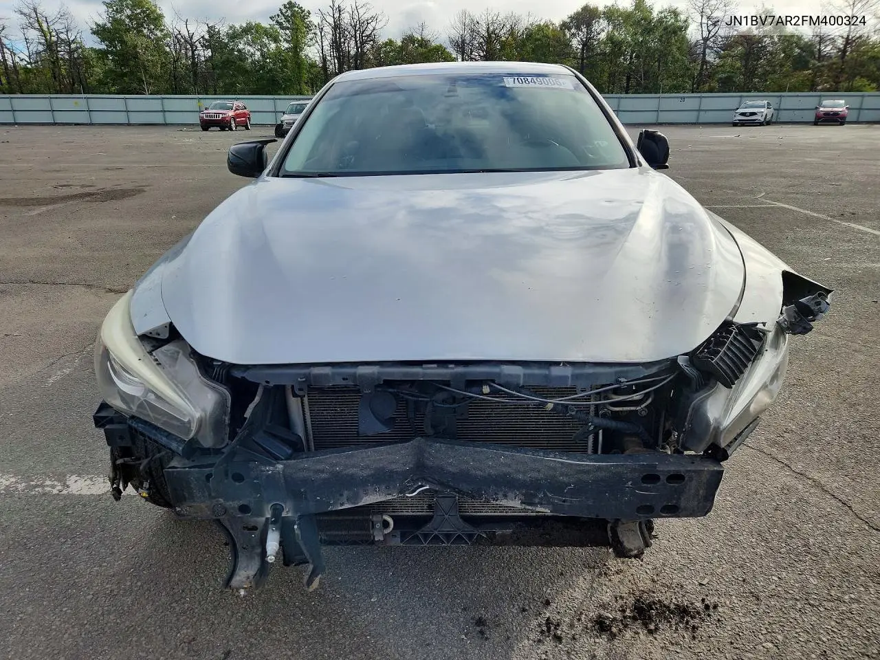 2015 INFINITI Q50 VIN JN1BV7AR2FM400324 — фото 5