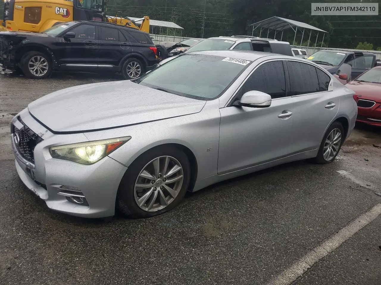 INFINITI Q50 2015, VIN JN1BV7AP1FM342110