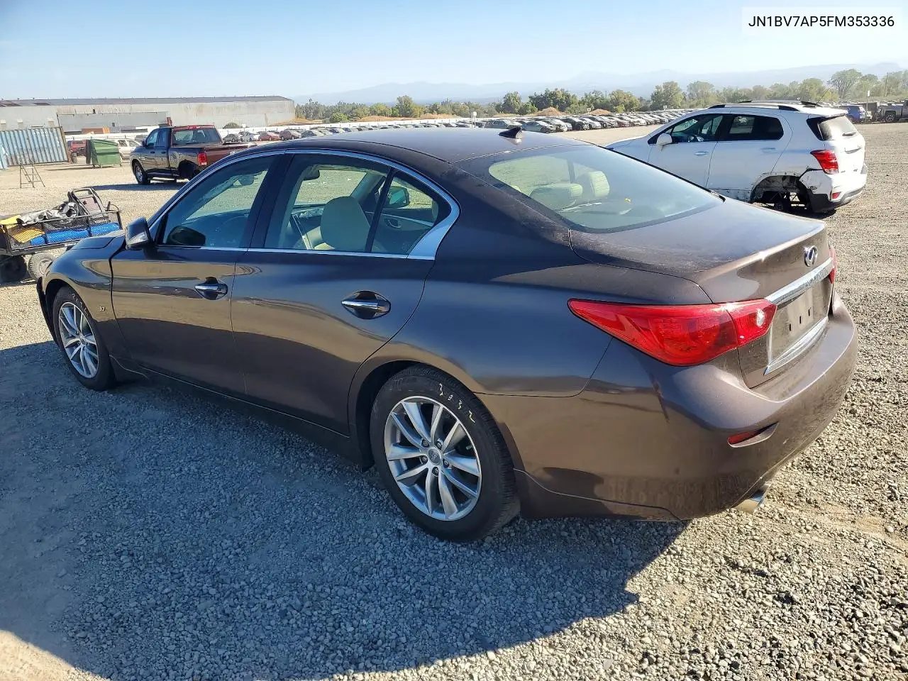 2015 INFINITI Q50 VIN JN1BV7AP5FM353336 — фото 2