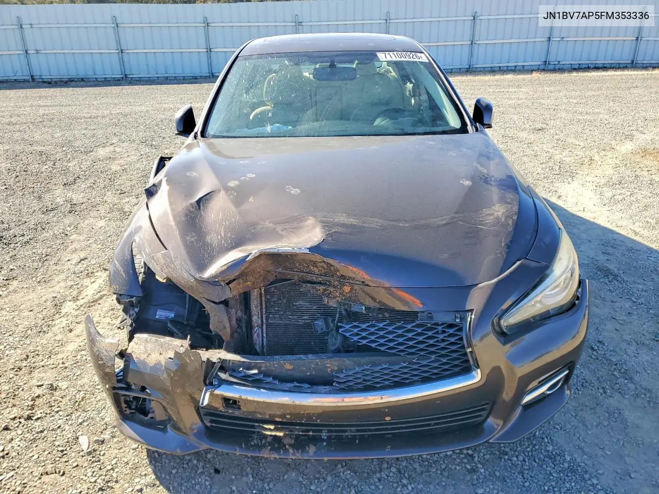 2015 INFINITI Q50 VIN JN1BV7AP5FM353336 — фото 5