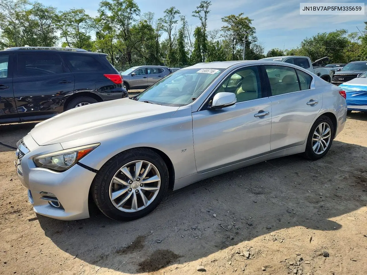 INFINITI Q50 2015, VIN JN1BV7AP5FM335659