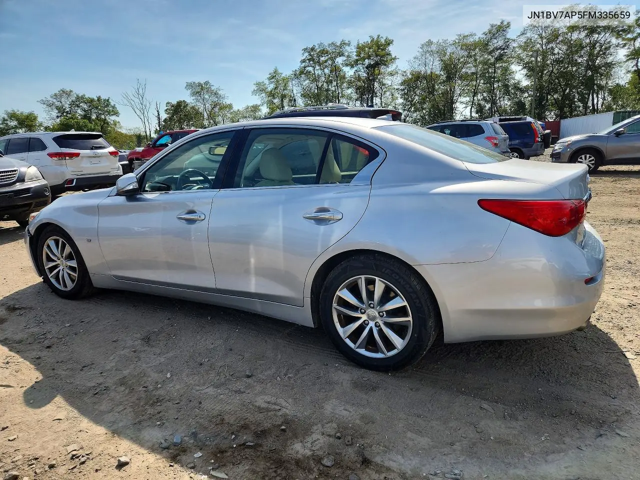 2015 INFINITI Q50 VIN JN1BV7AP5FM335659 — фото 2