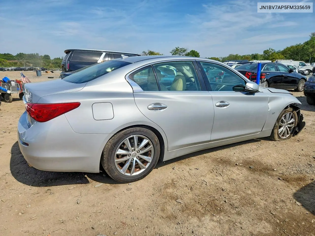 2015 INFINITI Q50 VIN JN1BV7AP5FM335659 — фото 3
