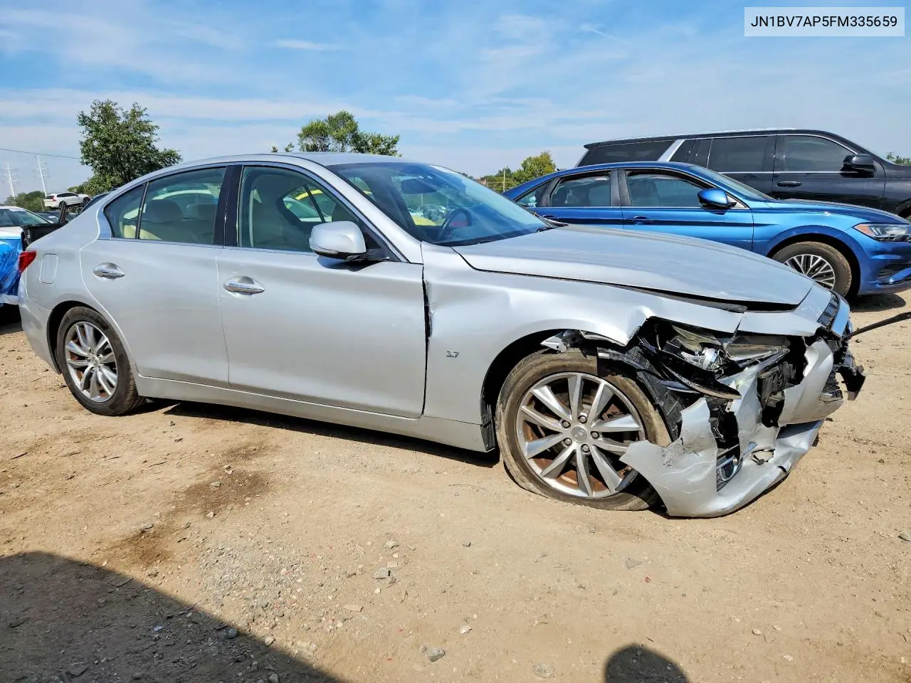 2015 INFINITI Q50 VIN JN1BV7AP5FM335659 — фото 4