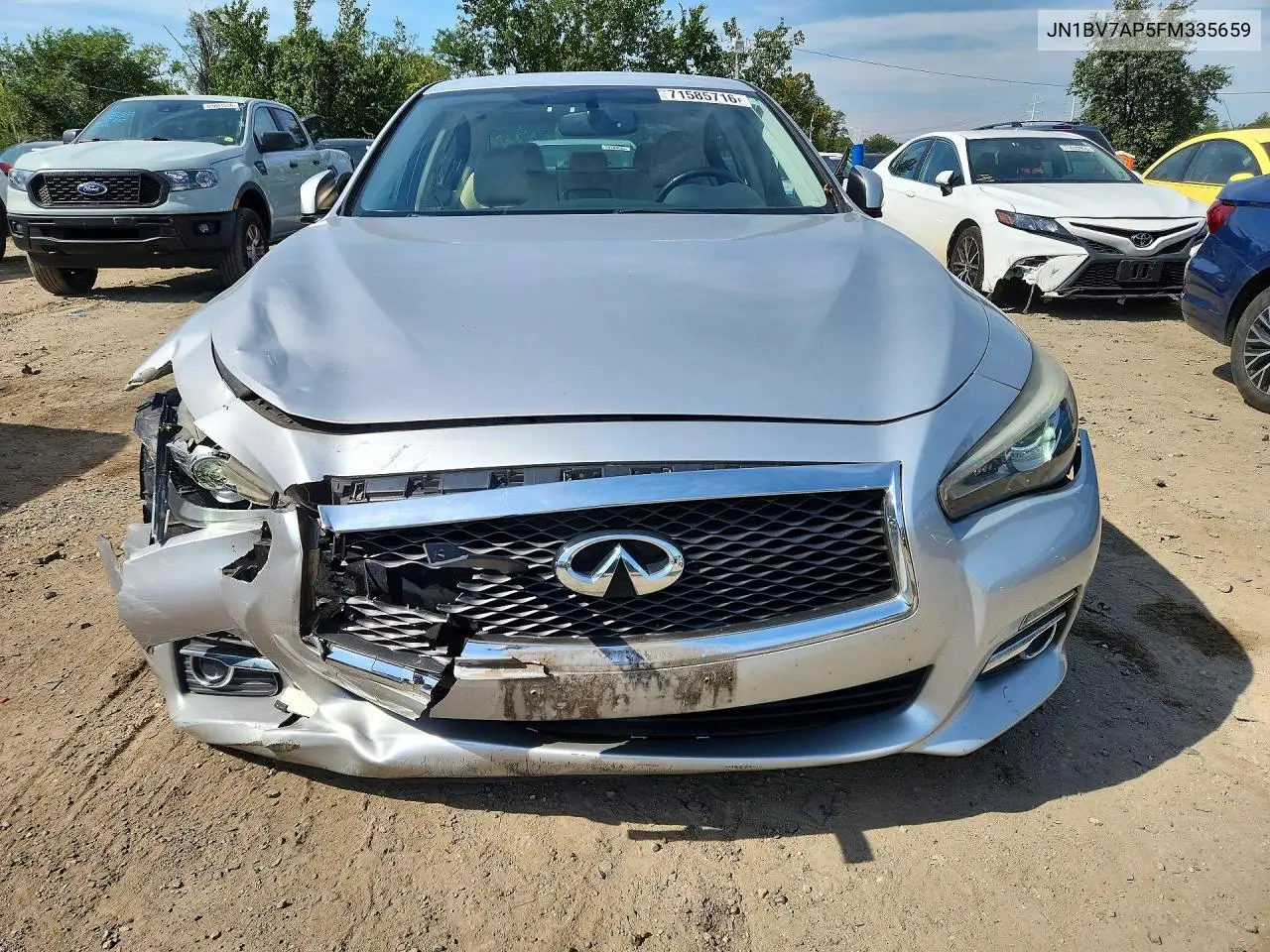2015 INFINITI Q50 VIN JN1BV7AP5FM335659 — фото 5
