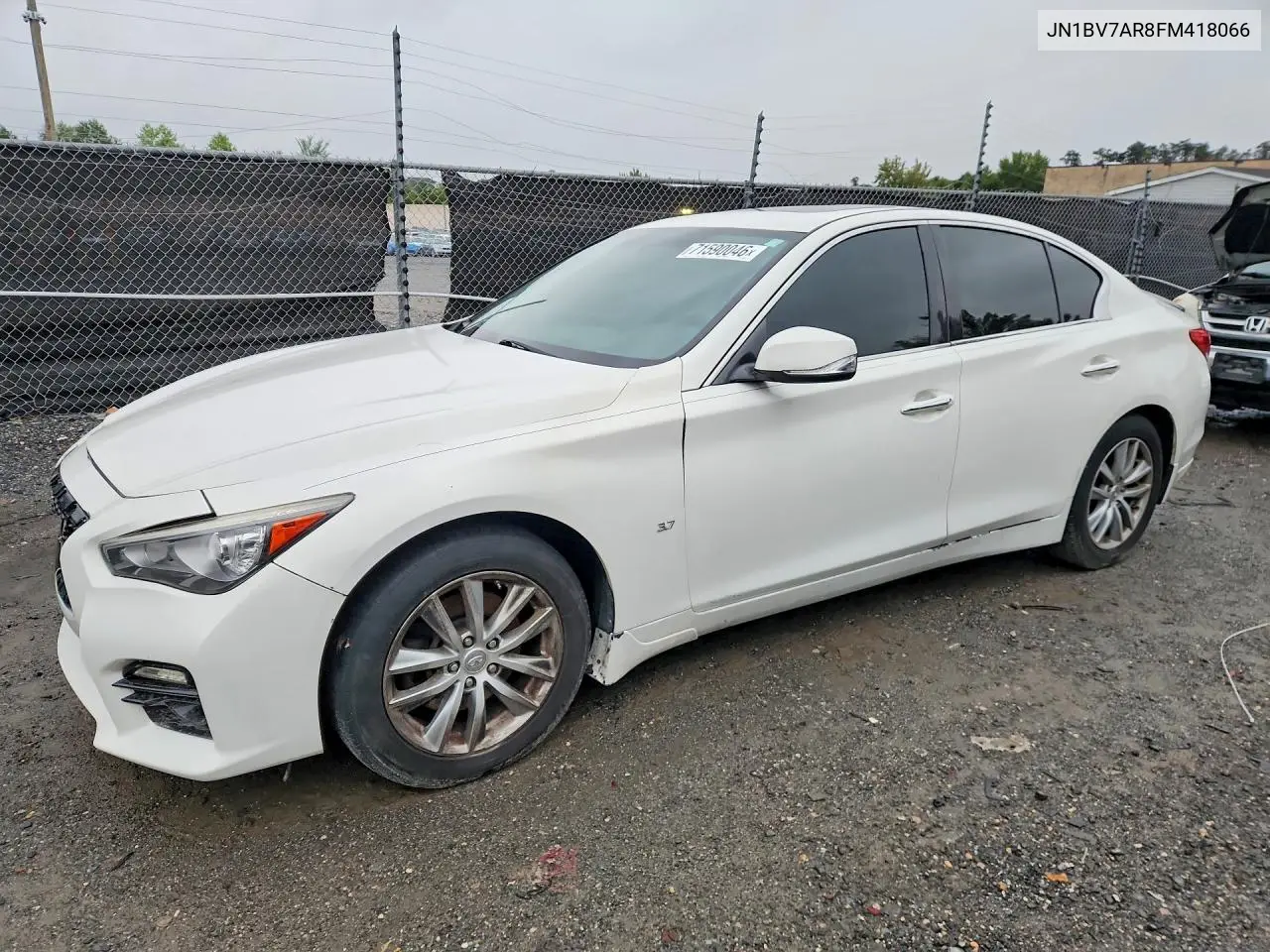 INFINITI Q50 2015, VIN JN1BV7AR8FM418066
