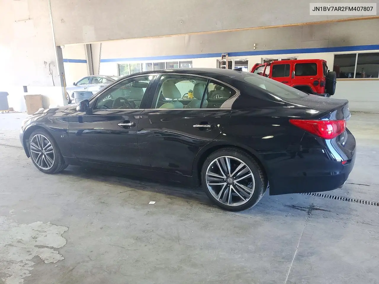 2015 INFINITI Q50 VIN JN1BV7AR2FM407807 — фото 3