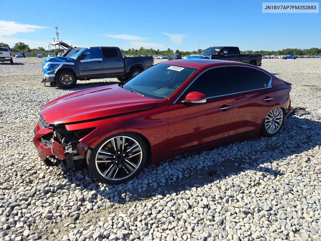 INFINITI Q50 2015, VIN JN1BV7AP7FM352883