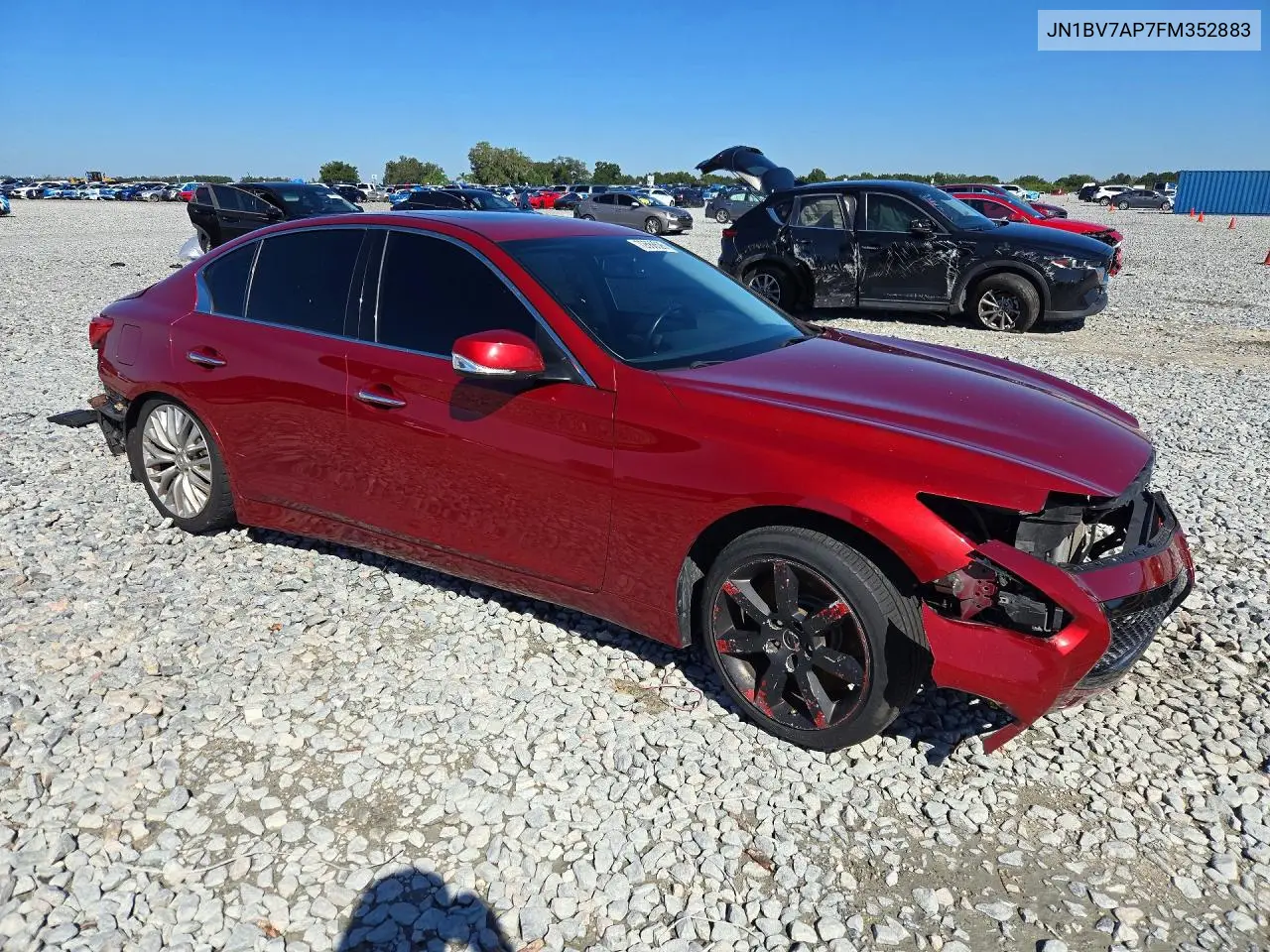 2015 INFINITI Q50 VIN JN1BV7AP7FM352883 — фото 4