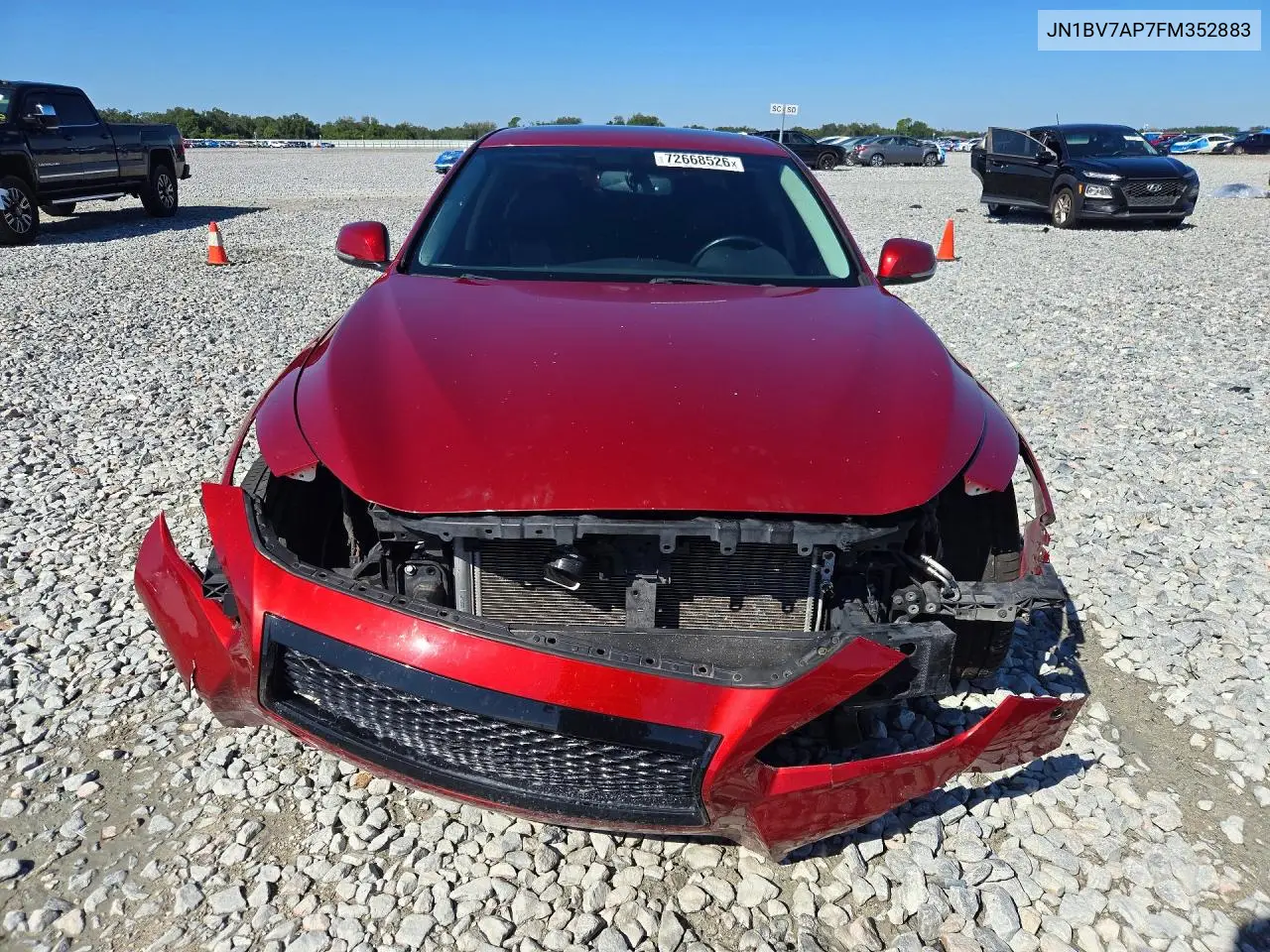 2015 INFINITI Q50 VIN JN1BV7AP7FM352883 — фото 5